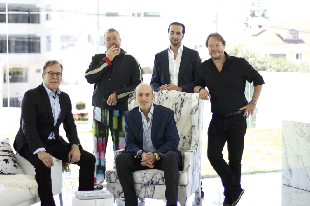 Bernardo Fort-Brescia, Philippe Starck, Arq. Tommy Schwarzkopf, Joseph Schwarzkopf, John Hitchcox