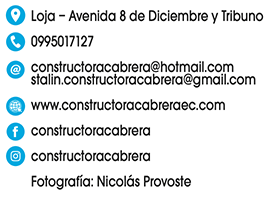 Constructora Cabrera - Revista CLAVE! Bienes Raíces Ecuador